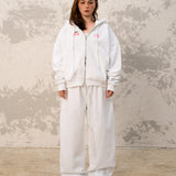 THE BOY ZIP UP - WHITE