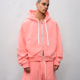 ESSENTIALS ZIP UP - PINK