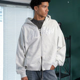 THE AUTOGRAPH ZIP UP - HEATHER GRAY