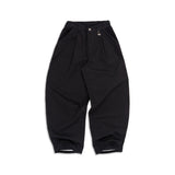 SMART HOOK WIDE LEG KHAKI PANTS [KC GIFT] - BLACK