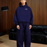 STATEMENT HOODIE - NAVY