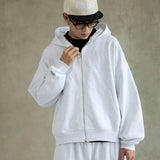 RACE TO THE STARS ZIP UP - HEATHER GRAY