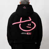 THE BOY ZIP UP - BLACK