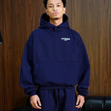 STATEMENT HOODIE - NAVY