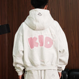KIDDO ZIP UP - HEATHER GRAY