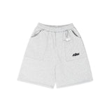 COZY BERMUDA SHORTS [KC GIFT] - HEATHER GRAY