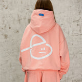 RECLAIM JOY BOXY HOODIE - PINK
