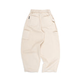 SMART HOOK WIDE LEG KHAKI PANTS [KC GIFT] - ECRU