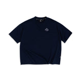 EMBLEM BOXY TEE - NAVY
