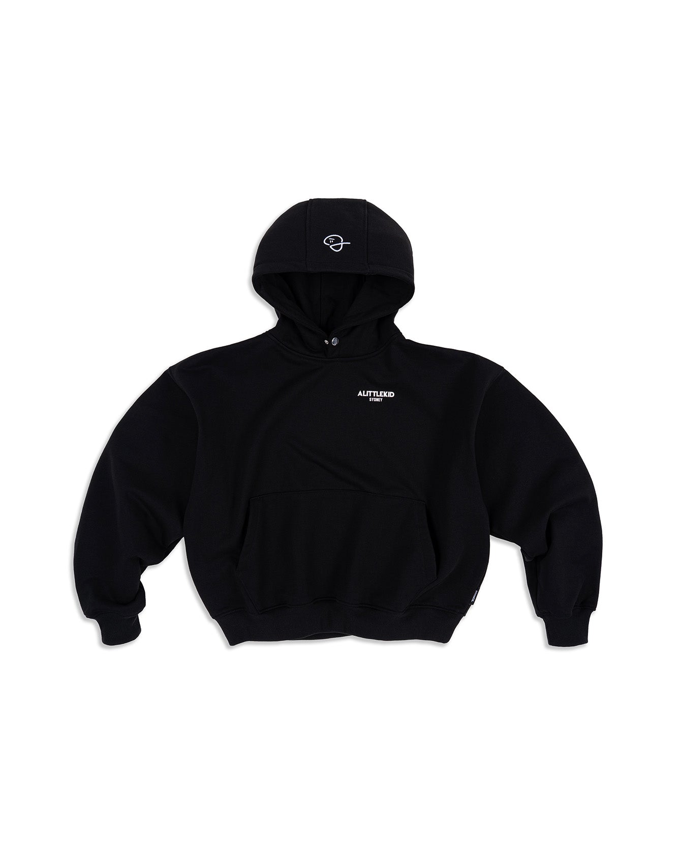 STATEMENT HOODIE - BLACK