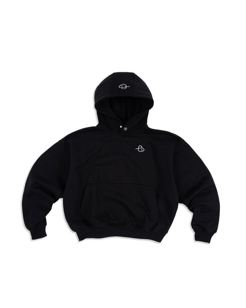 ESSENTIALS HOODIE - BLACK – A Little Kid