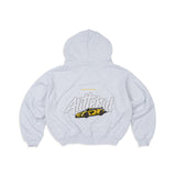 RACE TO THE STARS ZIP UP - HEATHER GRAY