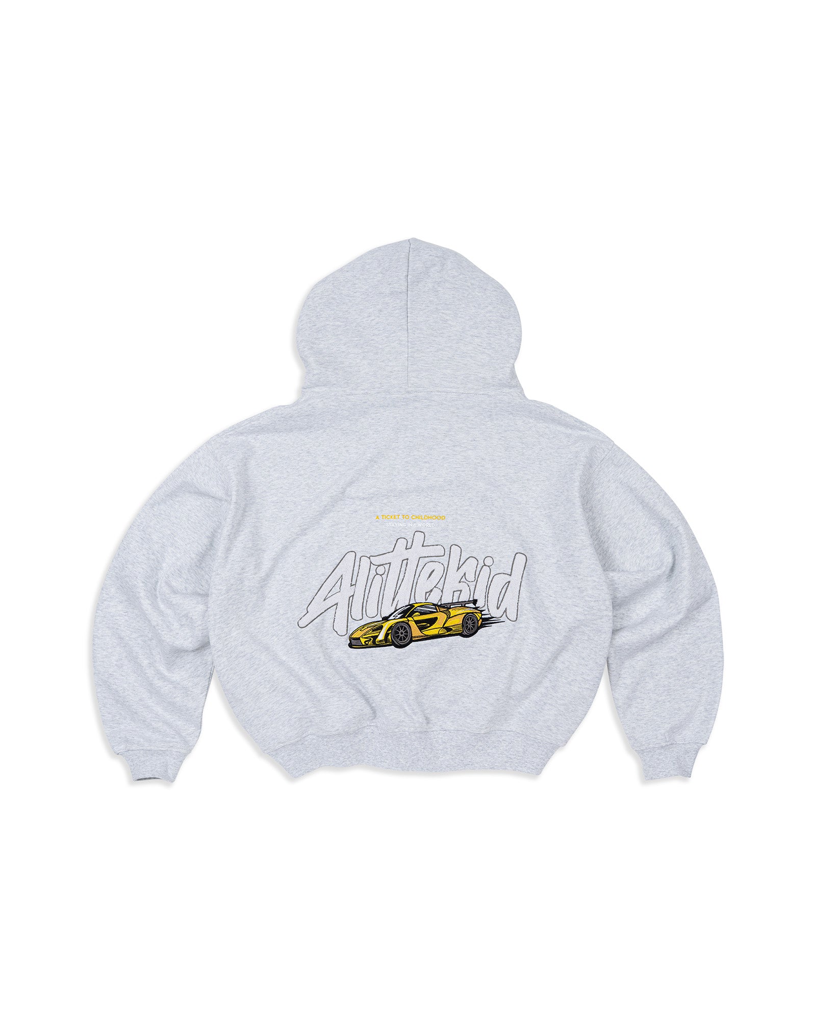 RACE TO THE STARS ZIP UP - HEATHER GRAY