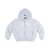 THE AUTOGRAPH ZIP UP - HEATHER GRAY