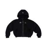 THE BOY ZIP UP - BLACK