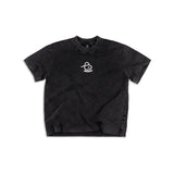 EMBLEM BOXY TEE - VINTAGE BLACK