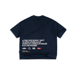 CHILDHOOD BLISS BOXY TEE  - NAVY