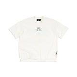 CHILDHOOD JOURNEY BOXY TEE - WHITE CREAM
