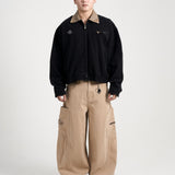 RECESS KHAKI JACKET  - BLACK