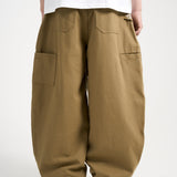 SMART HOOK WIDE LEG KHAKI PANTS [KC GIFT] - DUST KHAKI