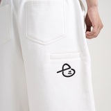 COZY BERMUDA SHORTS [KC GIFT] - WHITE