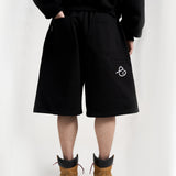 COZY BERMUDA SHORTS [KC GIFT] - BLACK