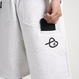 COZY BERMUDA SHORTS [KC GIFT] - HEATHER GRAY