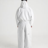 THE B4SE / BOXY HOODIE - HEATHER GRAY