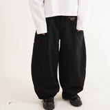 ZONE LONG SLEEVE BOXY TEE - WHITE