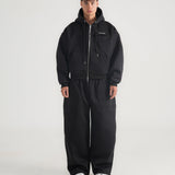 THE B4SE / BOXY ZIP UP - BLACK