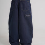 THE B4SE / LOOSE FIT JEANS - DARK BLUE