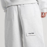 THE B4SE / STRAIGHT-LEG SWEATPANTS - HEATHER GRAY