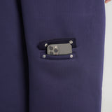 THE B4SE / STRAIGHT-LEG SWEATPANTS - NAVY