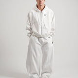 DOUBLE POCKET PANTS - WHITE