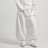DOUBLE POCKET PANTS - WHITE