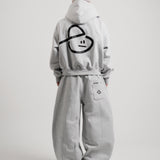 RECLAIM JOY BOXY HOODIE - HEATHER CHARCOAL