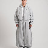 DOUBLE POCKET PANTS - HEATHER CHARCOAL