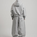 DOUBLE POCKET PANTS - HEATHER CHARCOAL