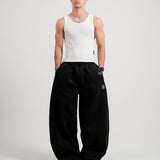 DOUBLE POCKET PANTS - BLACK