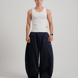 DOUBLE POCKET PANTS - NAVY