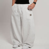 DOUBLE POCKET PANTS - HEATHER GRAY