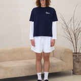 ESSENTIAL ICON BOXY TEE - NAVY