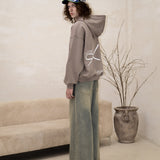 SIGNATURE SCRIPT BOXY HOODIE