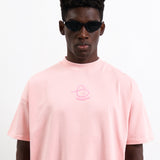 EMBLEM BOXY TEE - PINK