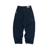 THE B4SE / LOOSE FIT JEANS - DARK BLUE