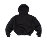 THE B4SE / BOXY HOODIE - BLACK