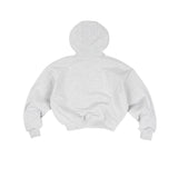 THE B4SE / BOXY HOODIE - HEATHER GRAY