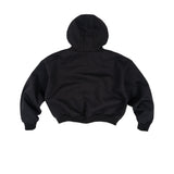 THE B4SE / BOXY ZIP UP - BLACK