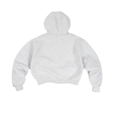 THE B4SE / BOXY ZIP UP - HEATHER GRAY