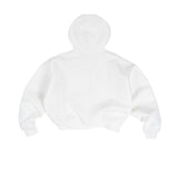 THE B4SE / BOXY ZIP UP - WHITE